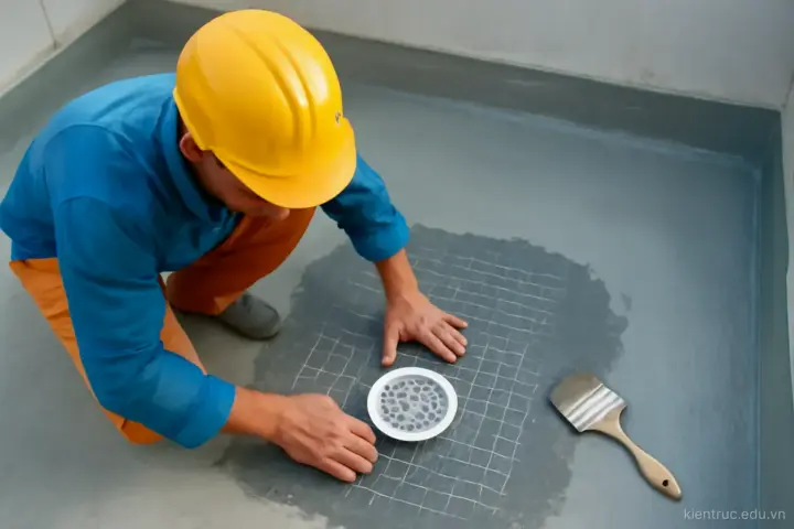 Chống thấm sàn vệ sinh và mái bằng: vì sao nước luôn tìm đến cổ ống