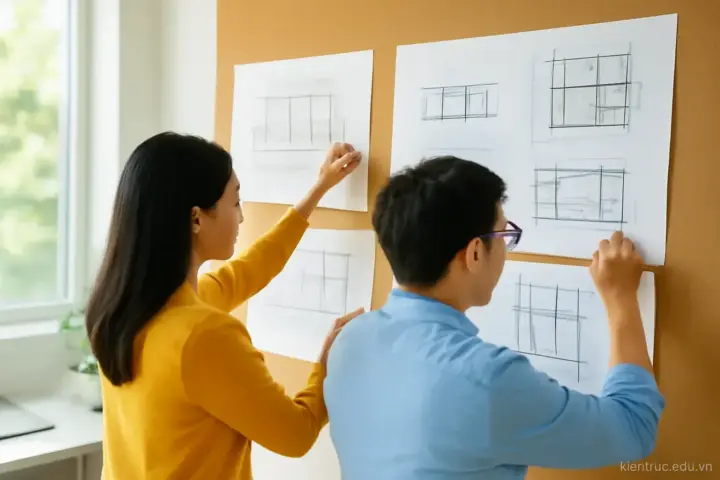 Dựng mẫu BIM cho văn phòng nhỏ: đặt tên, khung nhìn và thư viện cấu kiện